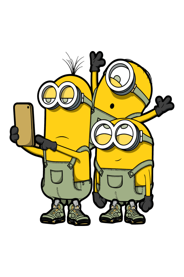 Minions Selfie Squad Tee