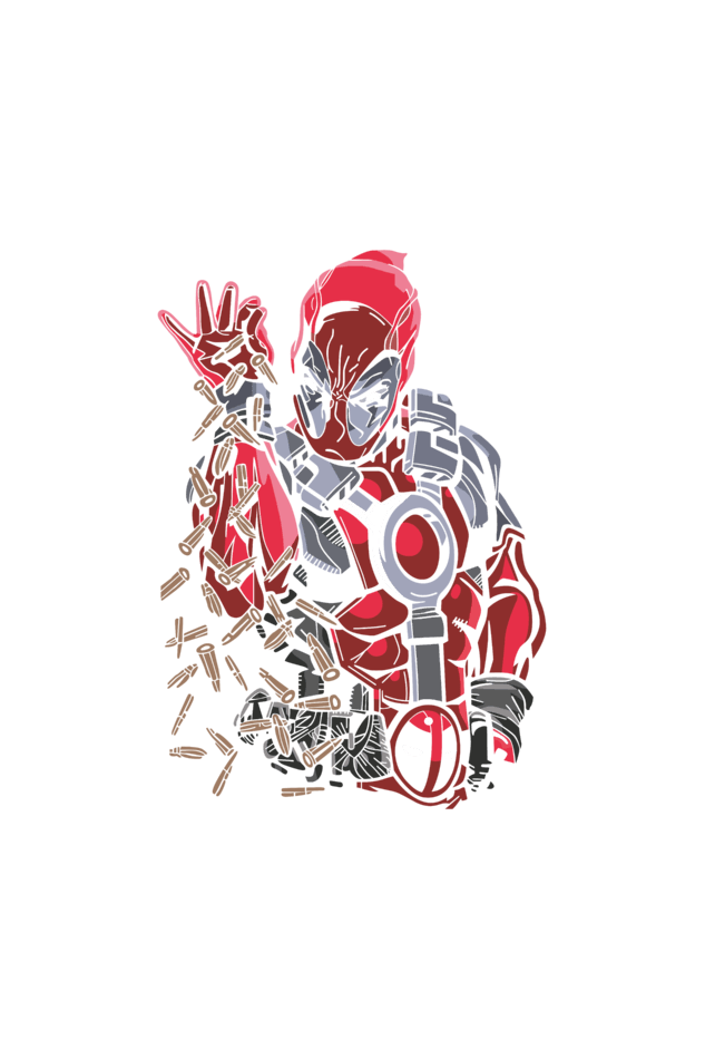 Deadpool Iron Fusion Tee