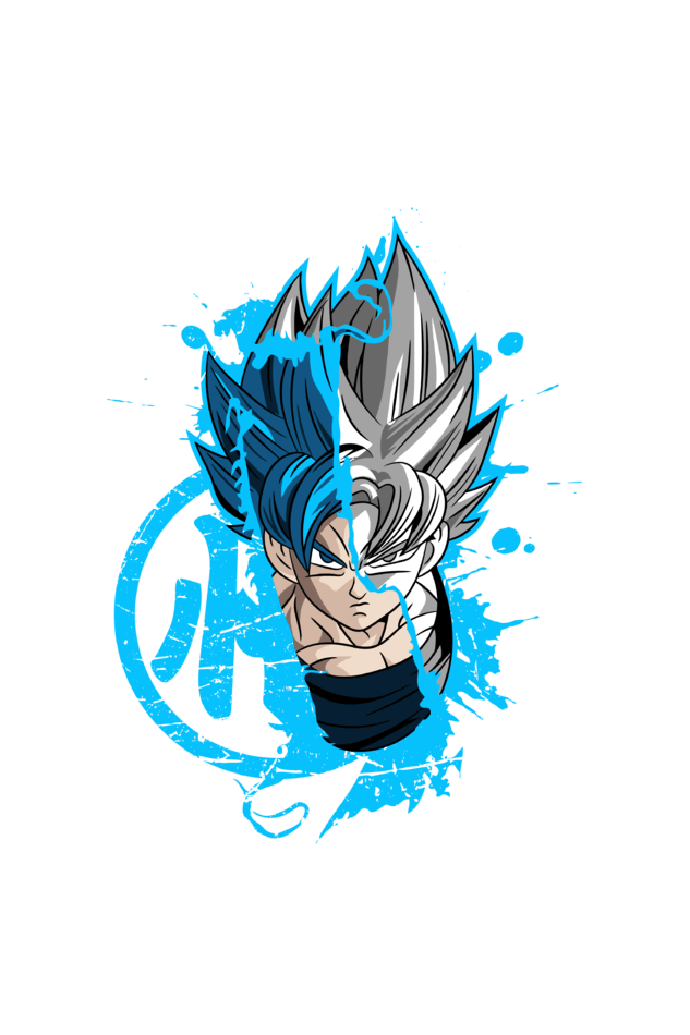 Goku Blue Tee - Terry Cotton